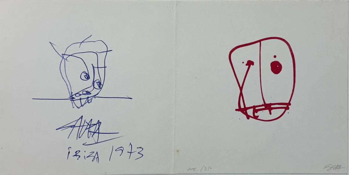 Face, 1973 — Antonio Saura