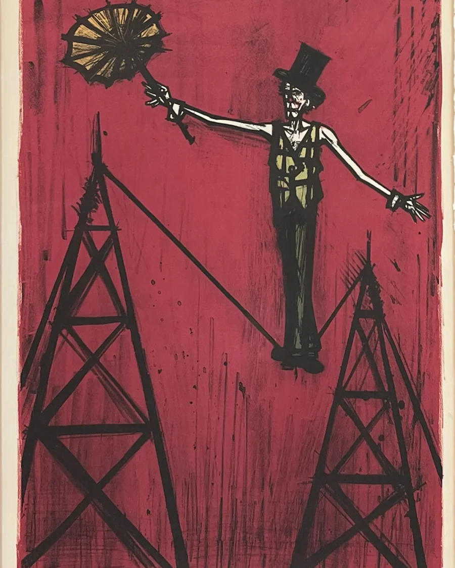 Le fil de fériste, 1968 — Bernard Buffet