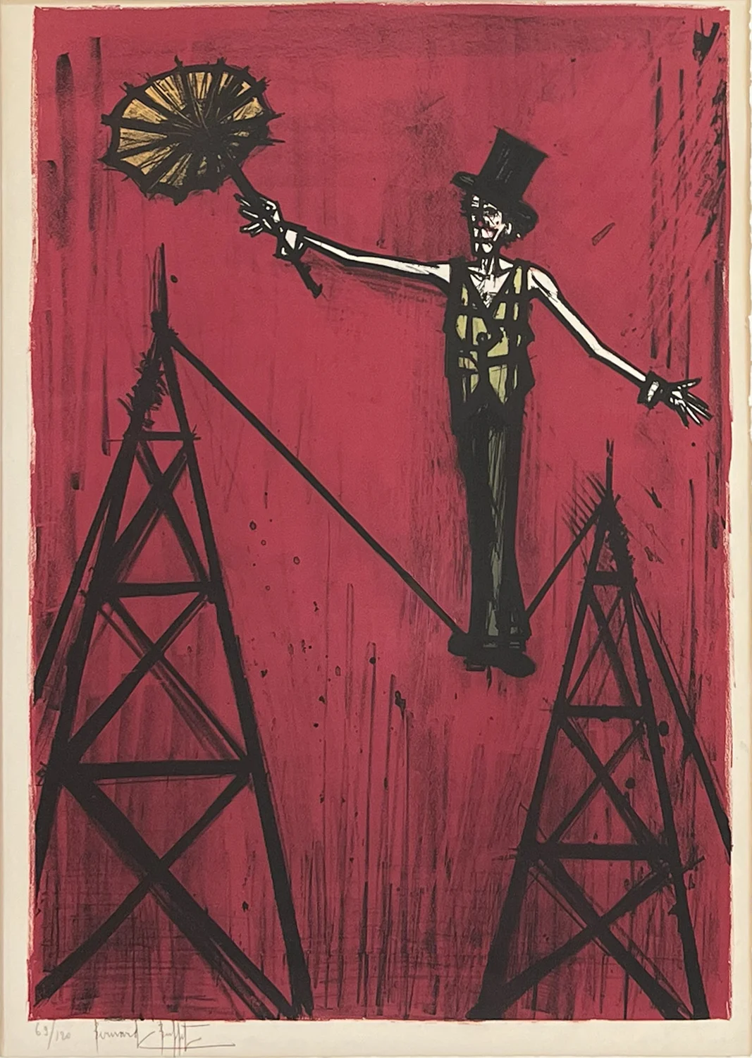 Le fil de fériste, 1968 — Bernard Buffet