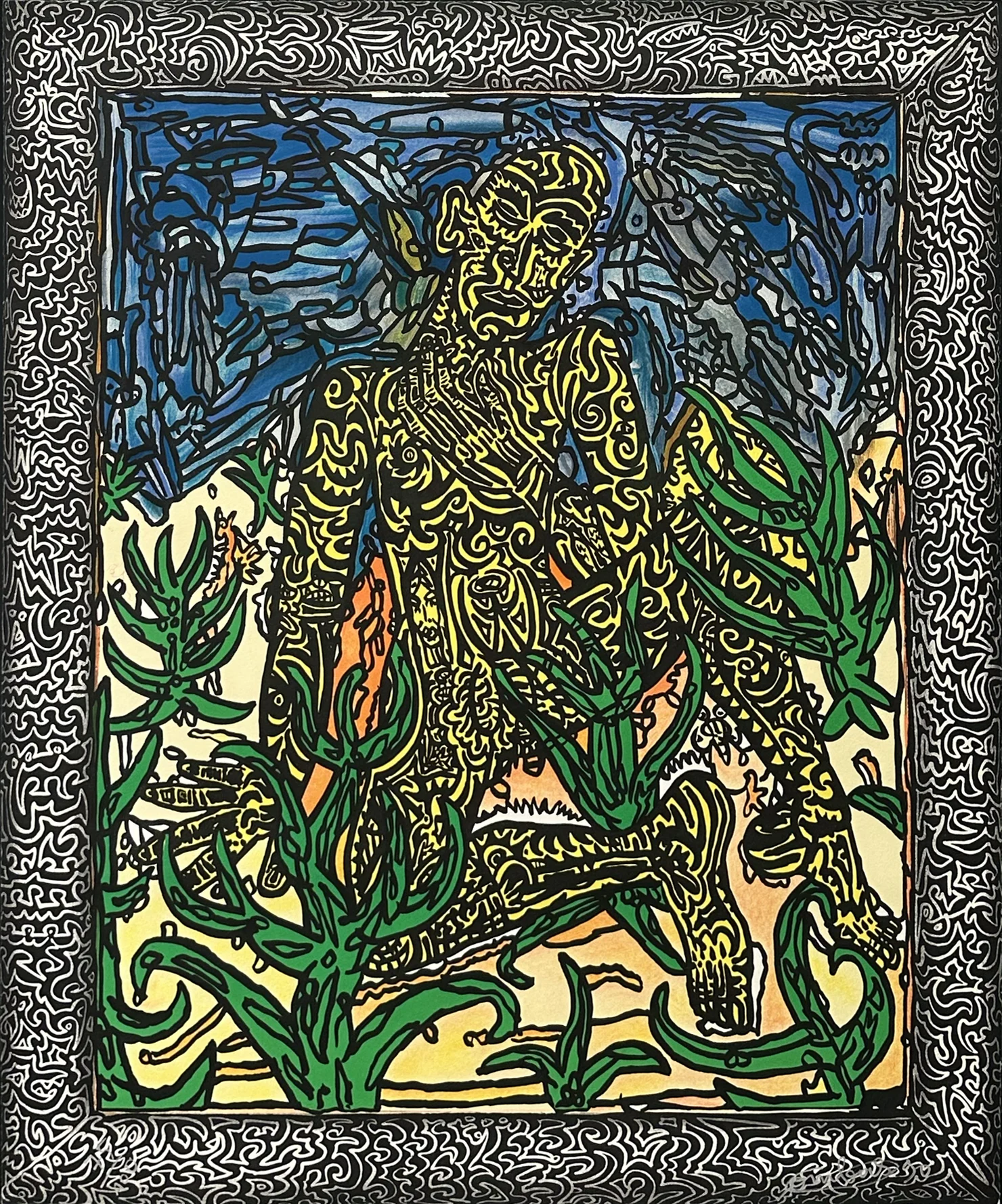 Homme Jaune, 1990 — Robert Combas