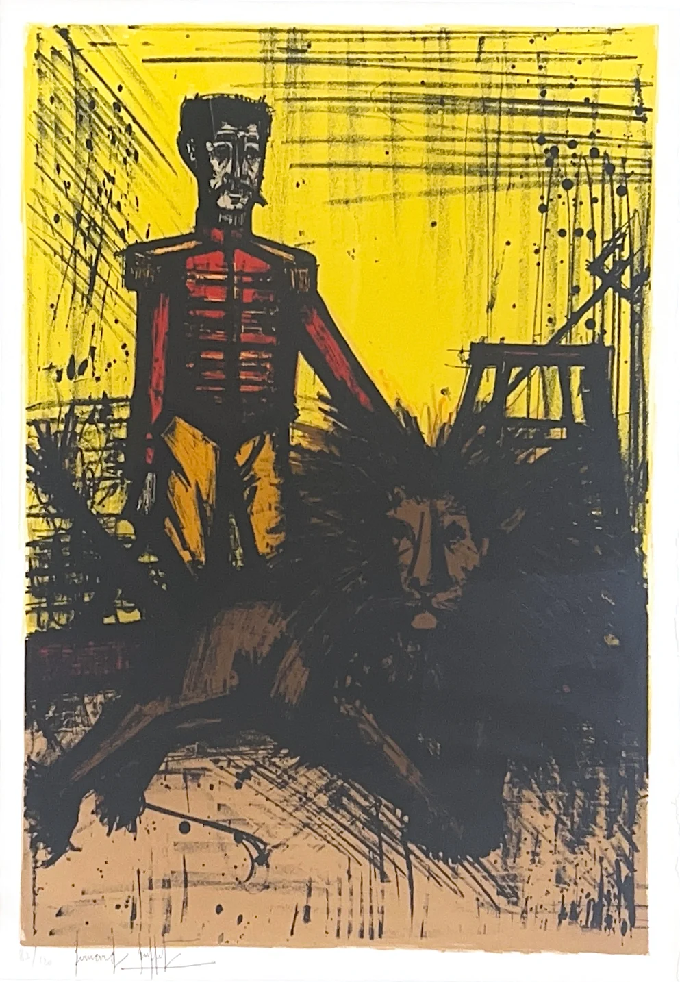 Le dompteur de lion, 1968 — Bernard Buffet