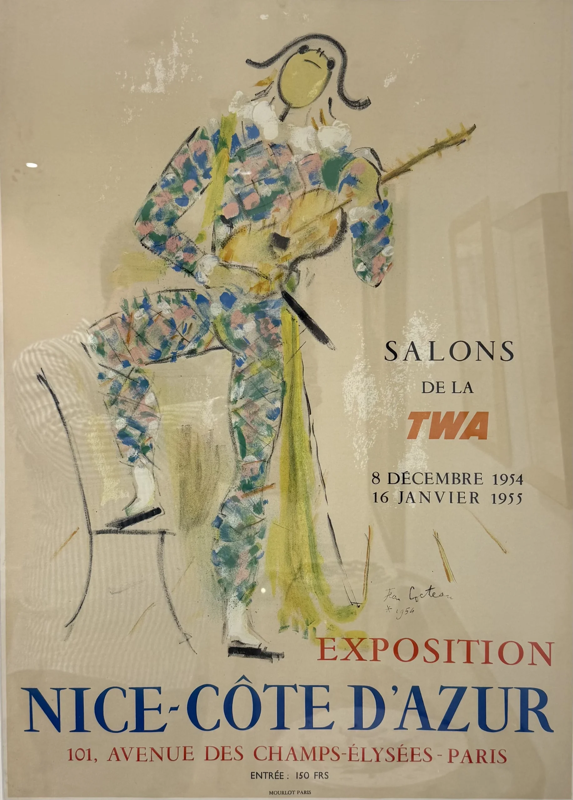 Exposition Nice-Côte d’Azur. 1954 — Jean Cocteau