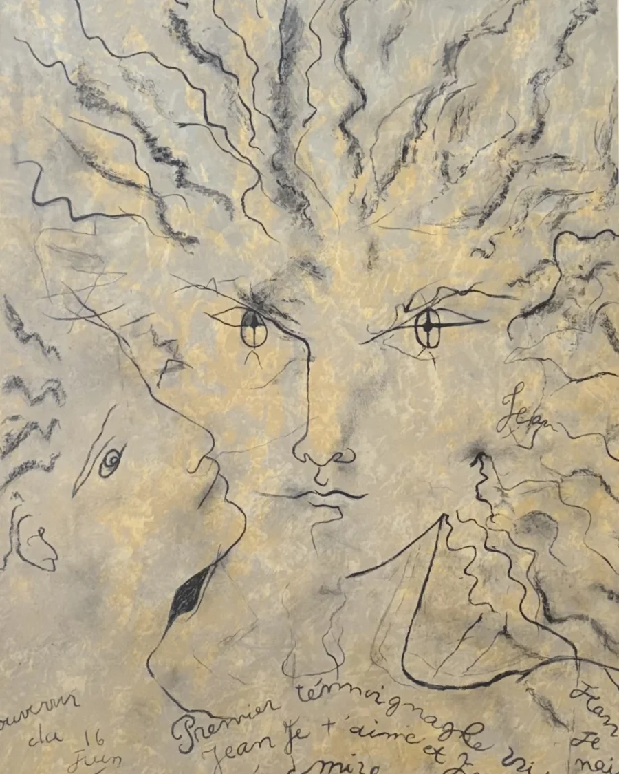 Visage flamboyant — Jean Cocteau