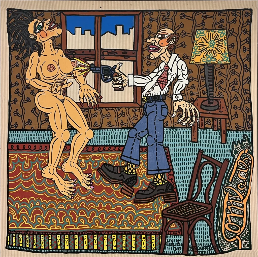 L’adultère ou Meurtre au pistolet, 1990 — Robert Combas