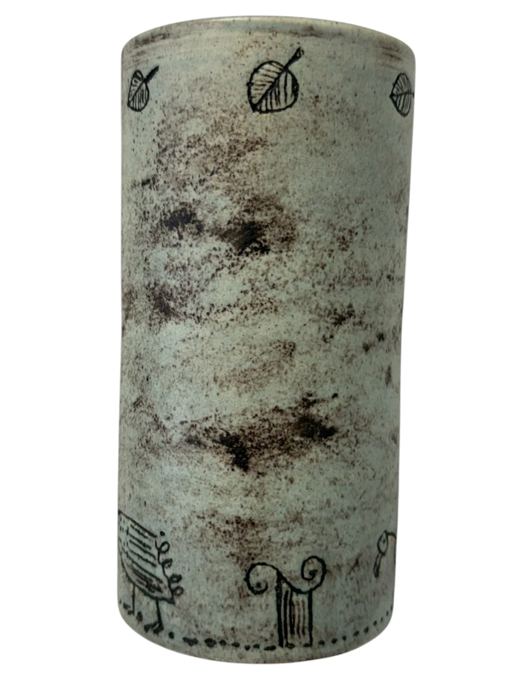 Vase rouleau en céramique émaillée — Jacques Blin