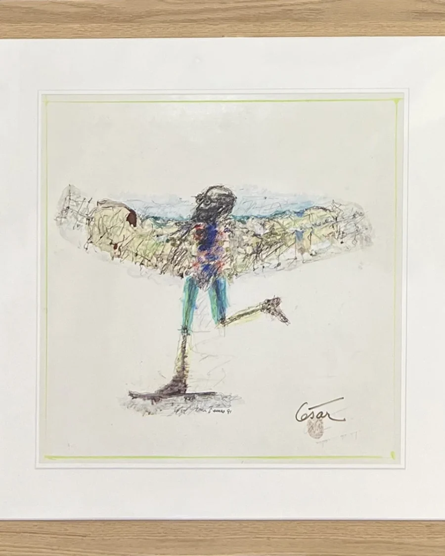 Autoportrait en poule, 1991 — César