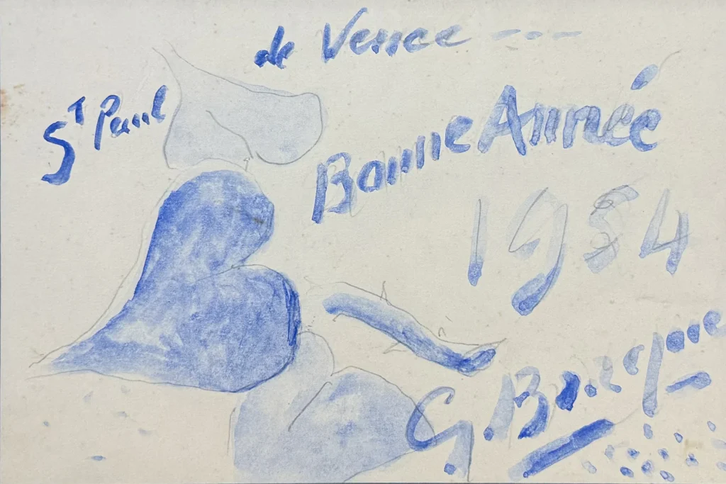 Bonne année 1954 — Georges Braque